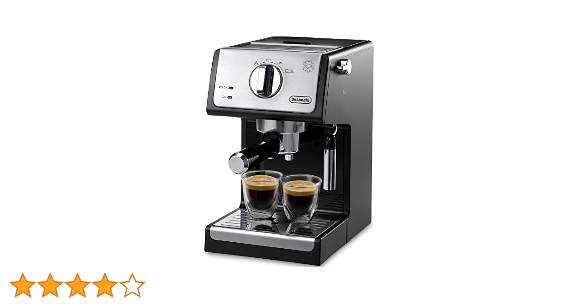 値下げしました‼︎ DeLonghi ECP3220J エスプレッソマシン ECP3220J-BK アクティブ エスプレッソ・カプチーノメーカー